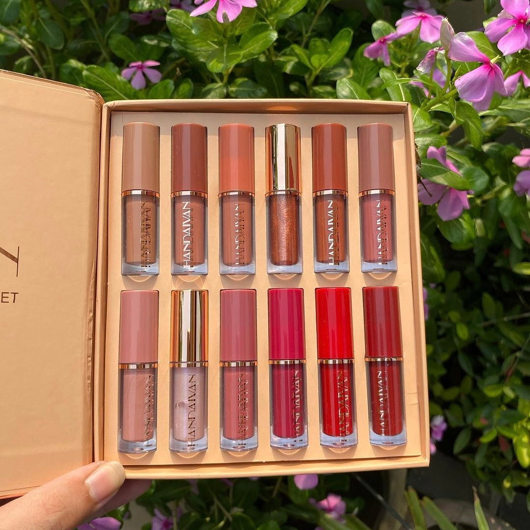 Handaiyan Matte Liquid Lipstick (12 Pcs Set)