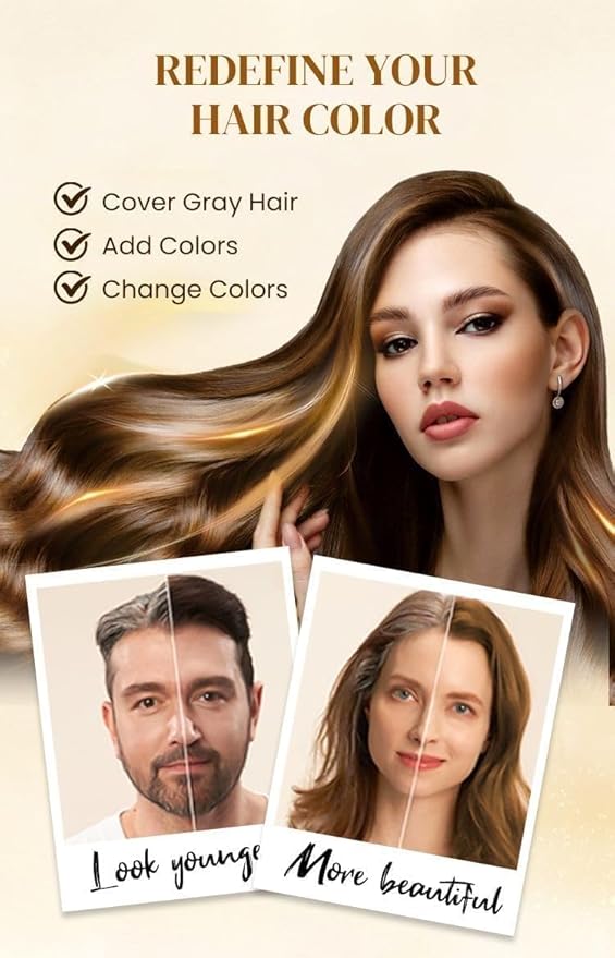 ✨ORIGINAL Japanese Long Lasting Natural Hair Dye Shampoo 🔥 Buy 1 Get 1 Free 🔥