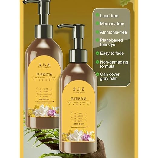 ✨ORIGINAL Japanese Long Lasting Natural Hair Dye Shampoo 🔥 Buy 1 Get 1 Free 🔥