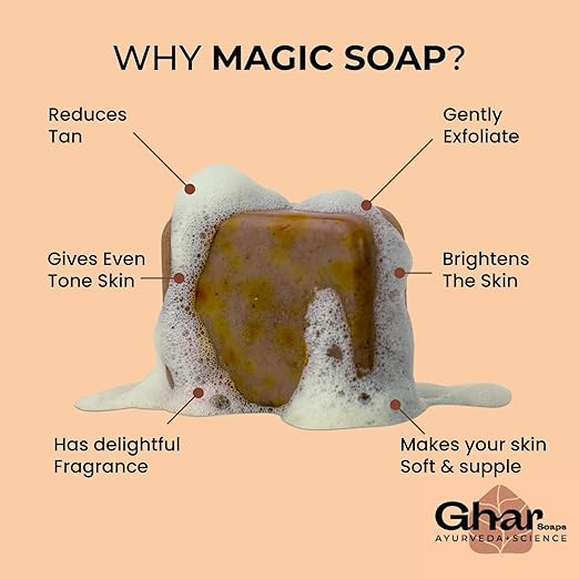 🔥Buy 2 Get 2 Free 🔥| Magic Soap (Sandal Wood and Saffron Soap)