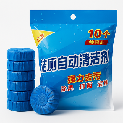 💧✨ Automatic Crystal Clean Toilet Tablets