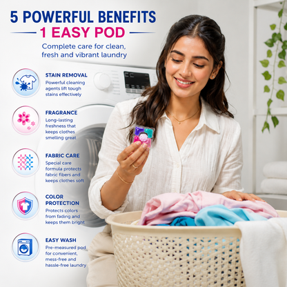 5 in 1 Laundry Power Detergent Pods |⏰Limited Period Offer⏰