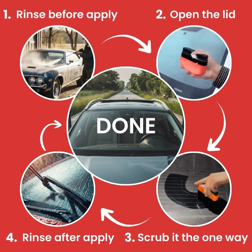 Stufx™ - Instant Clear Car Glass Windshield Cleaner © ( BUY 1 GET 1 FREE )