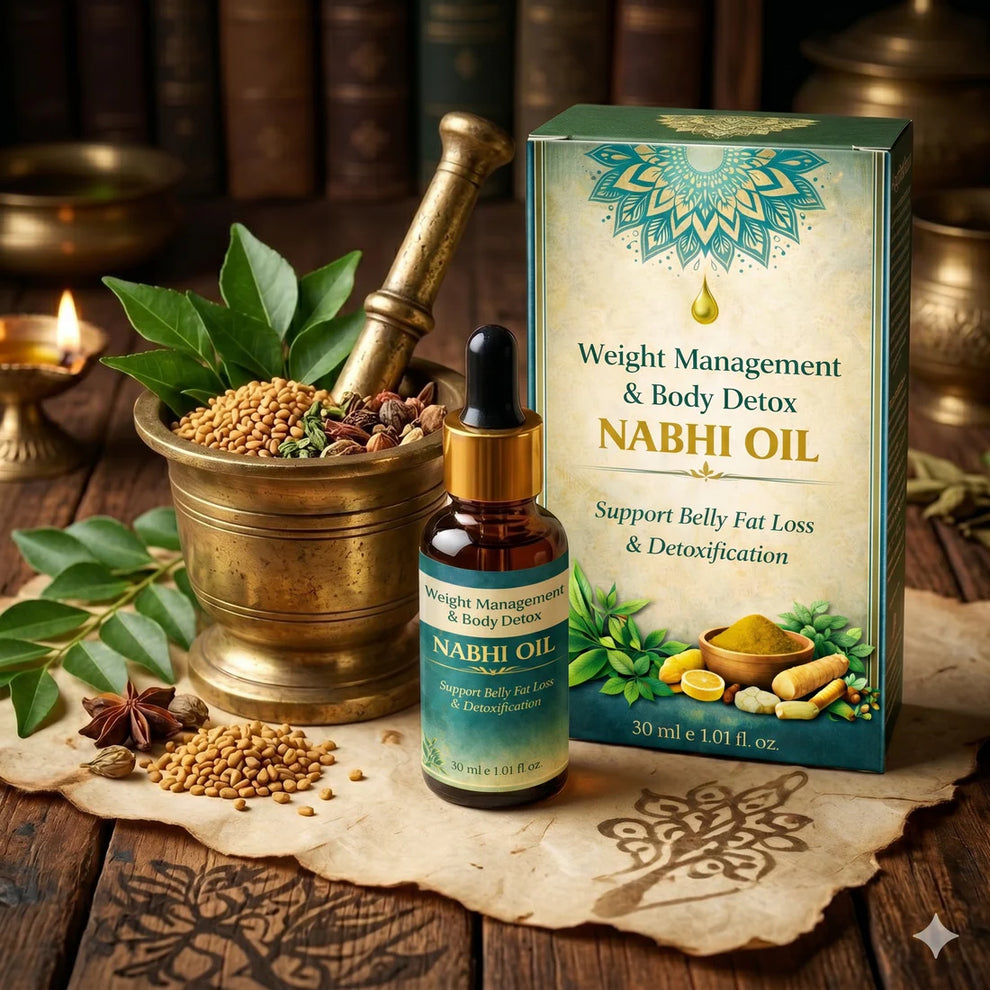 Weight Management and Body Detox Nabhi Oil (Buy 1 Get 1 Free)